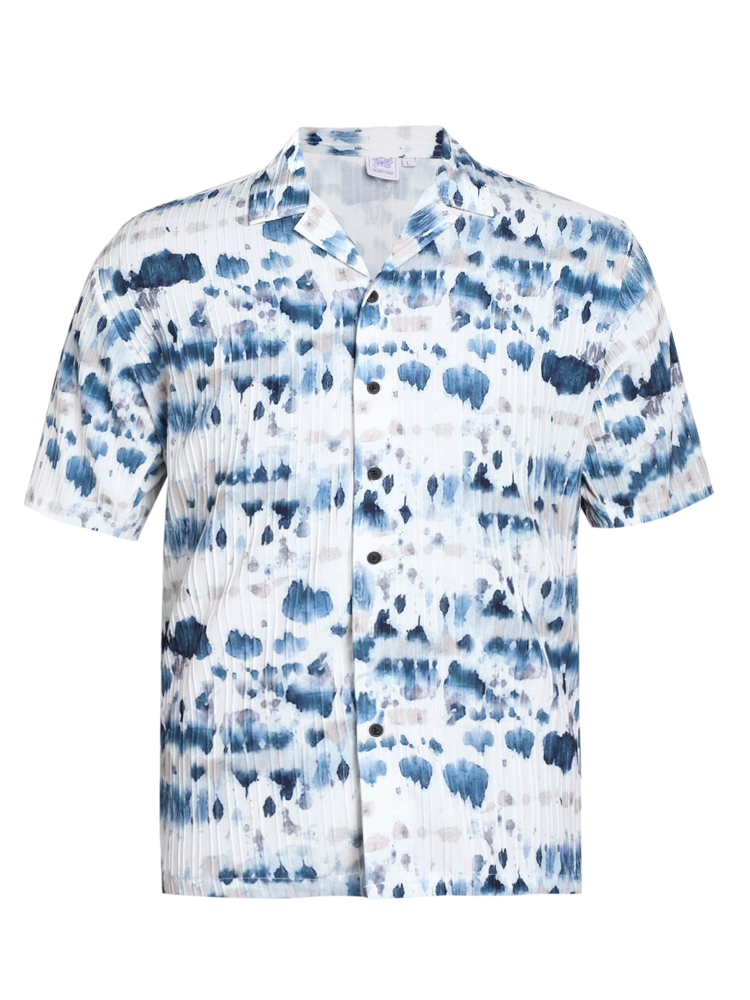 Campus Sutra Regular fit Button Up Shirt 'Tamia' in Blue: front