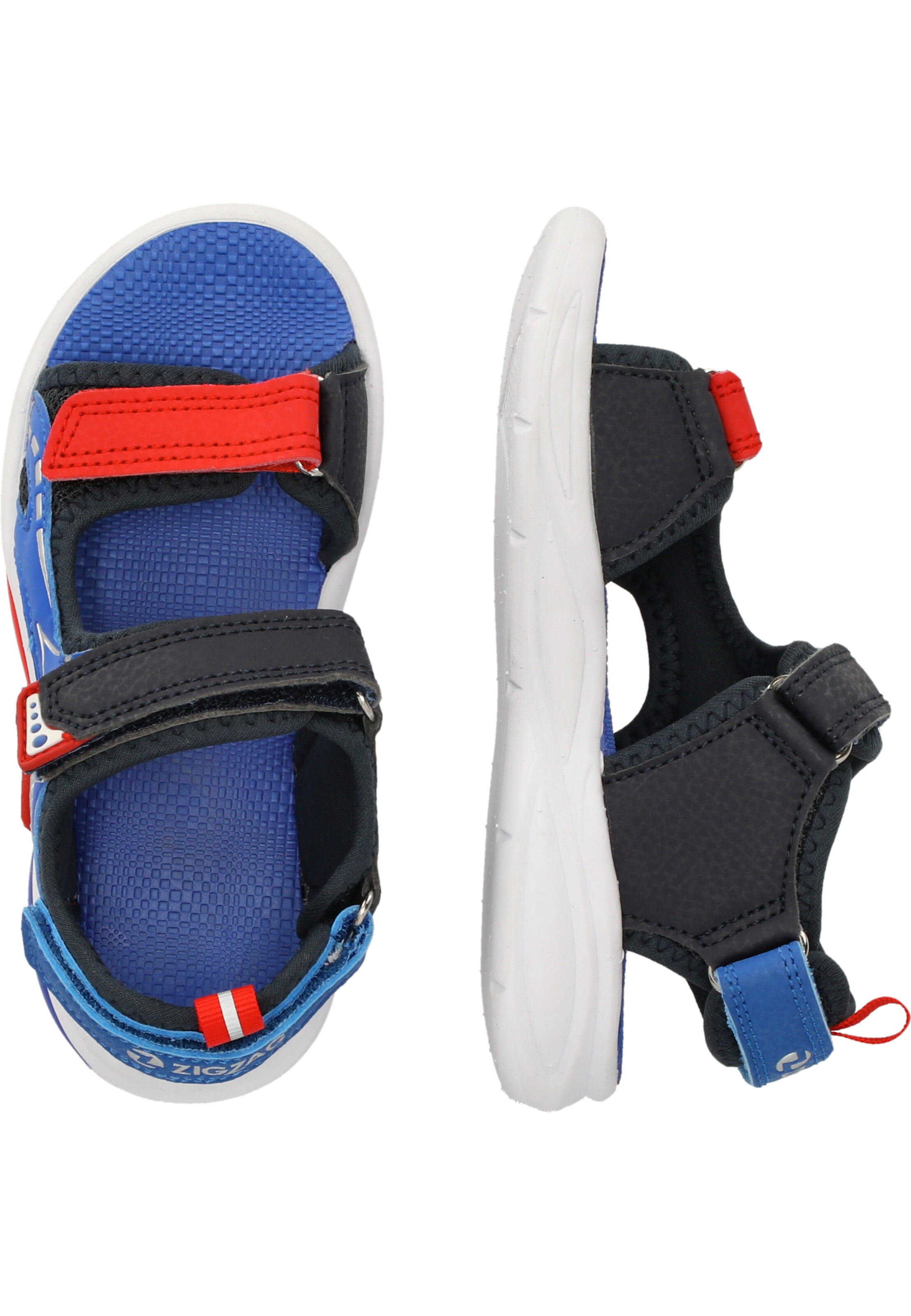 ZigZag Sandale 'Zest' in Blau