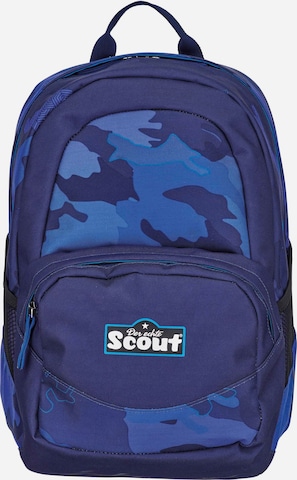 Zaino di SCOUT in blu: frontale