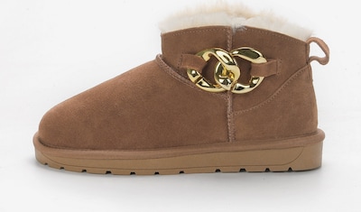 Auliniai batai 'Mishka' iš Gooce, spalva – ruda, Prekių apžvalga