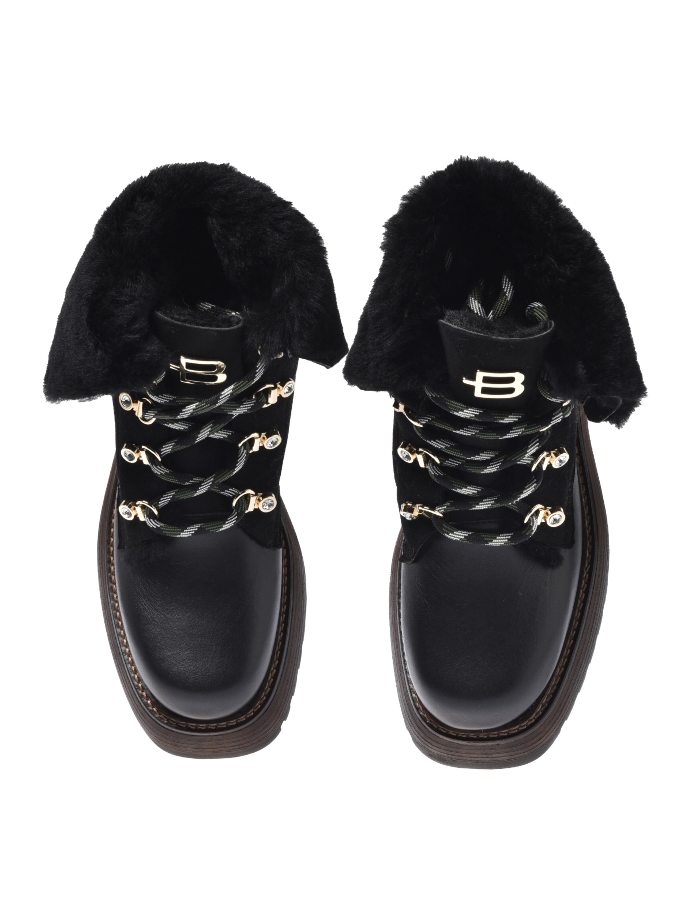 BALDININI Enkellaarsje in Zwart