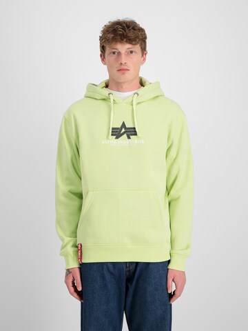 ALPHA INDUSTRIES Μπλούζα φούτερ σε κίτρινο: μπροστά