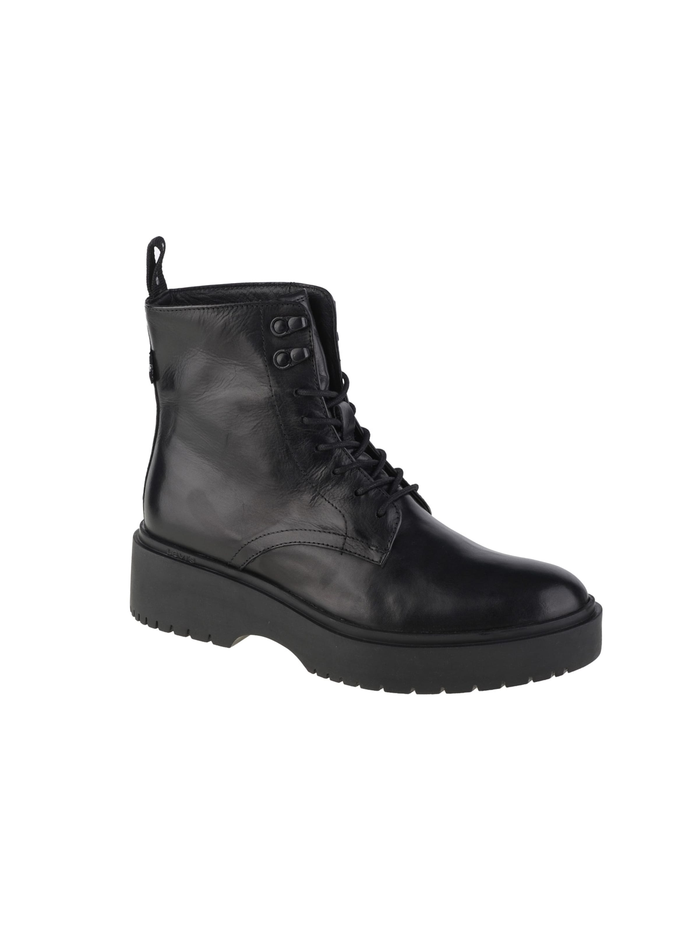 LEVI'S ® Schnürstiefelette 'Bria'‌‌‌‌‌‌‌‌‌ in Schwarz: Vorderseite