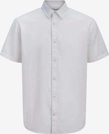 JACK & JONES - Ajuste regular Camisa 'JJESUMMER' en blanco: frente