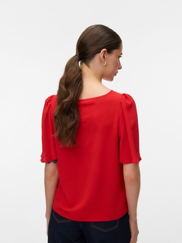 Chemisier 'VMAlva' VERO MODA en rouge