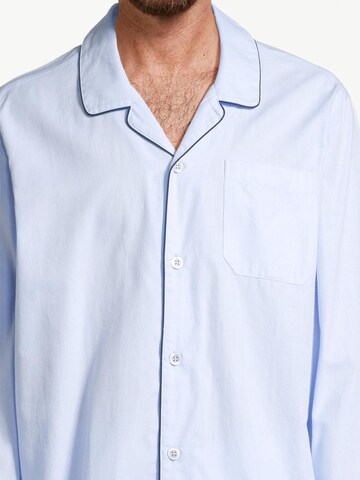 SEIDENSTICKER Long Pajamas 'Web' in Blue