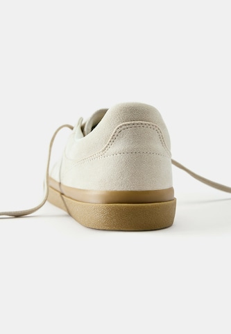 Pull&Bear Tenisky – béžová