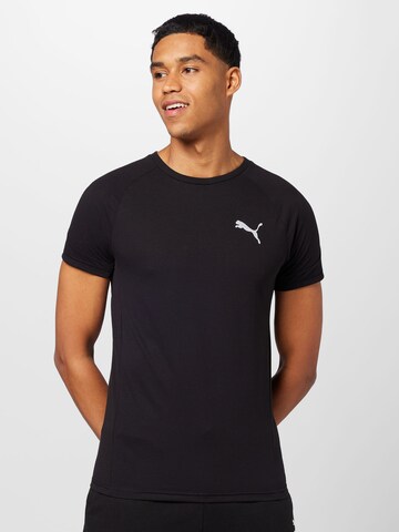 PUMA Functioneel shirt in Zwart: voorkant