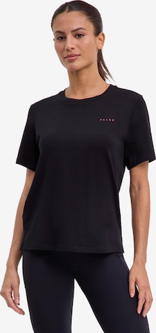 FALKE Funktionsshirt in Schwarz: Vorderseite