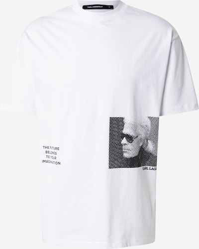 Karl Lagerfeld Футболка в размере S в Черный / Белый, Обзор товара