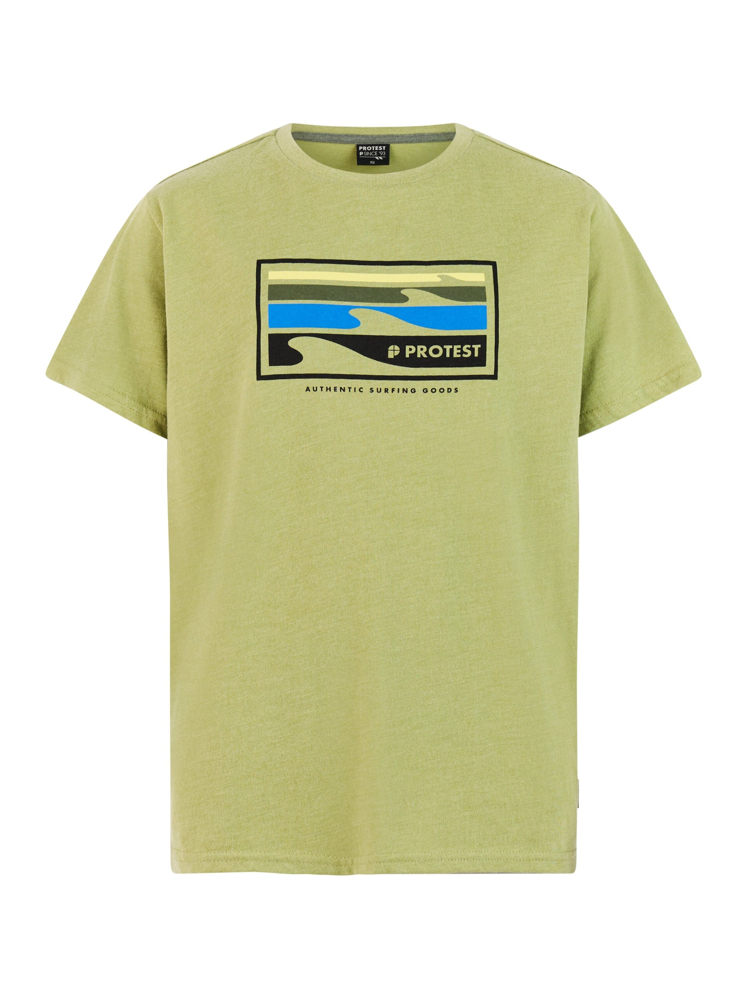 PROTEST Shirt 'PRTRay JR' in Green: front