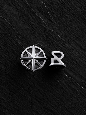 REYTEL - Pendientes 'COMPASS' en plata