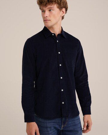 Regular fit Camicia di WE Fashion in blu: frontale