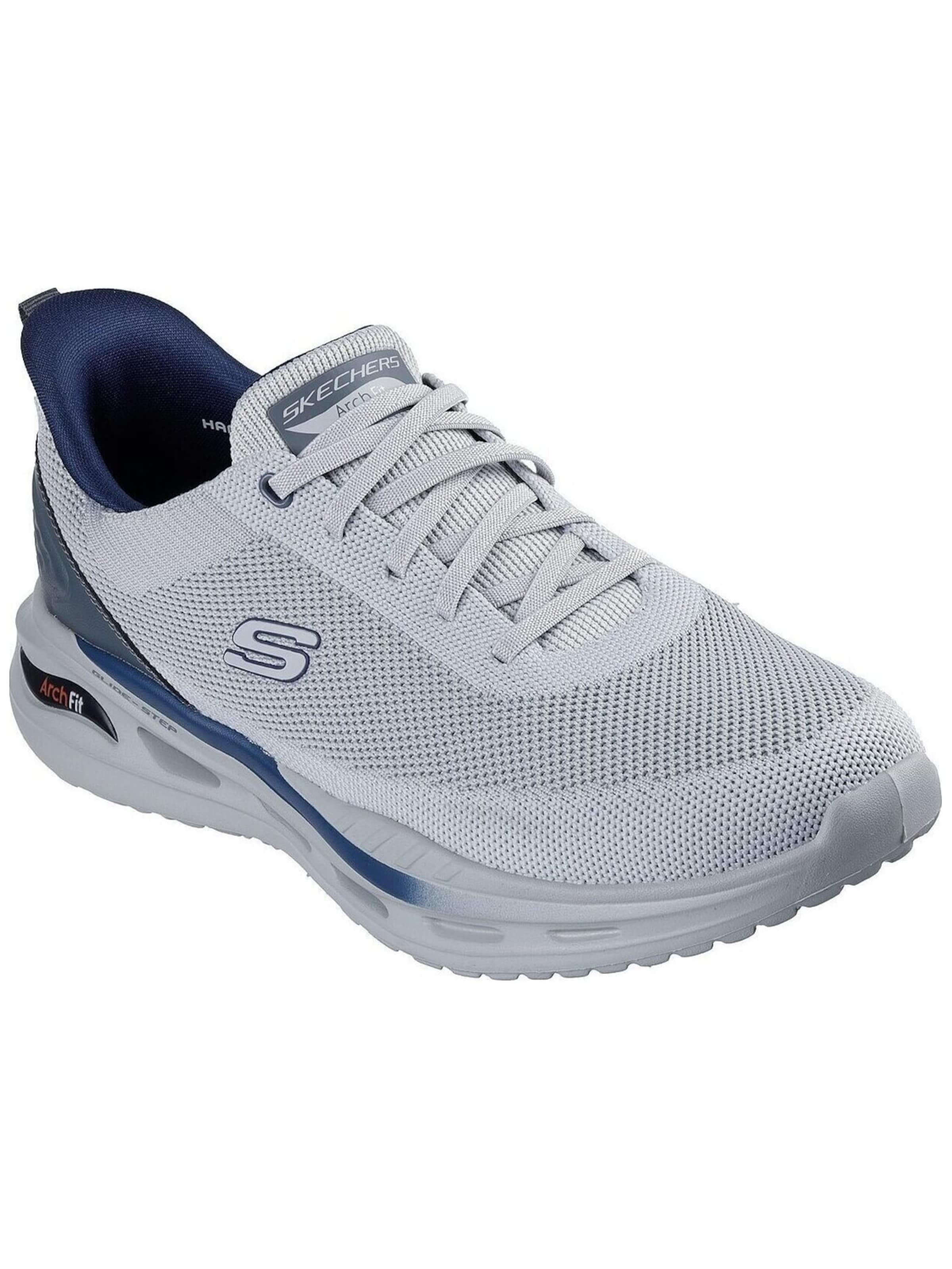 SKECHERS Sneaker low 'Skechers Arch Fit Orvan - Kin'‌‌‌‌‌ in Grau: Vorderseite