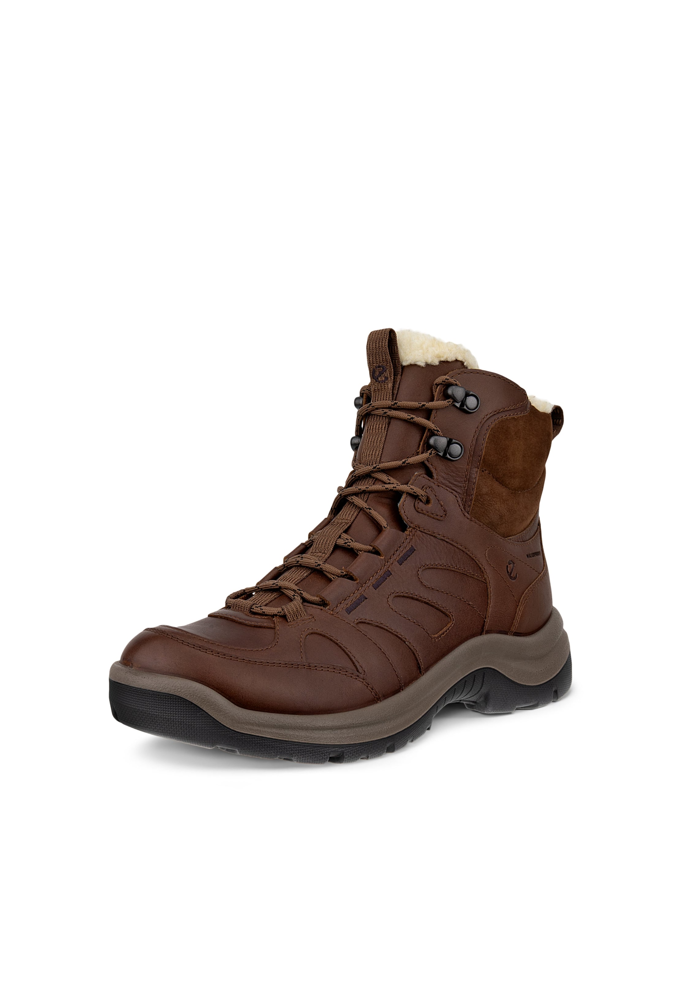 Stivaletto stringato 'Offroad' di ECCO in marrone: frontale