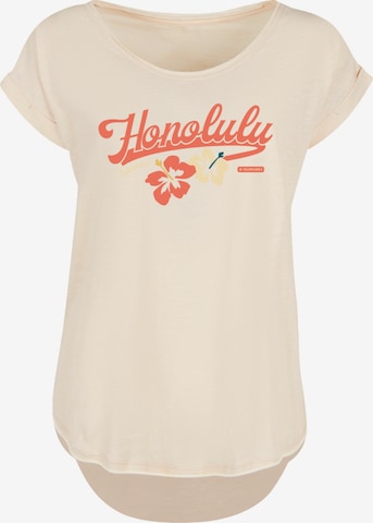 F4NT4STIC Shirt 'Honolulu' in Beige: predná strana