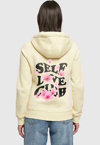 Mister Tee Sweatshirt 'Self Love Club' i gul