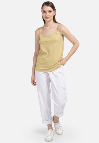 HELMIDGE Top in Yellow: front