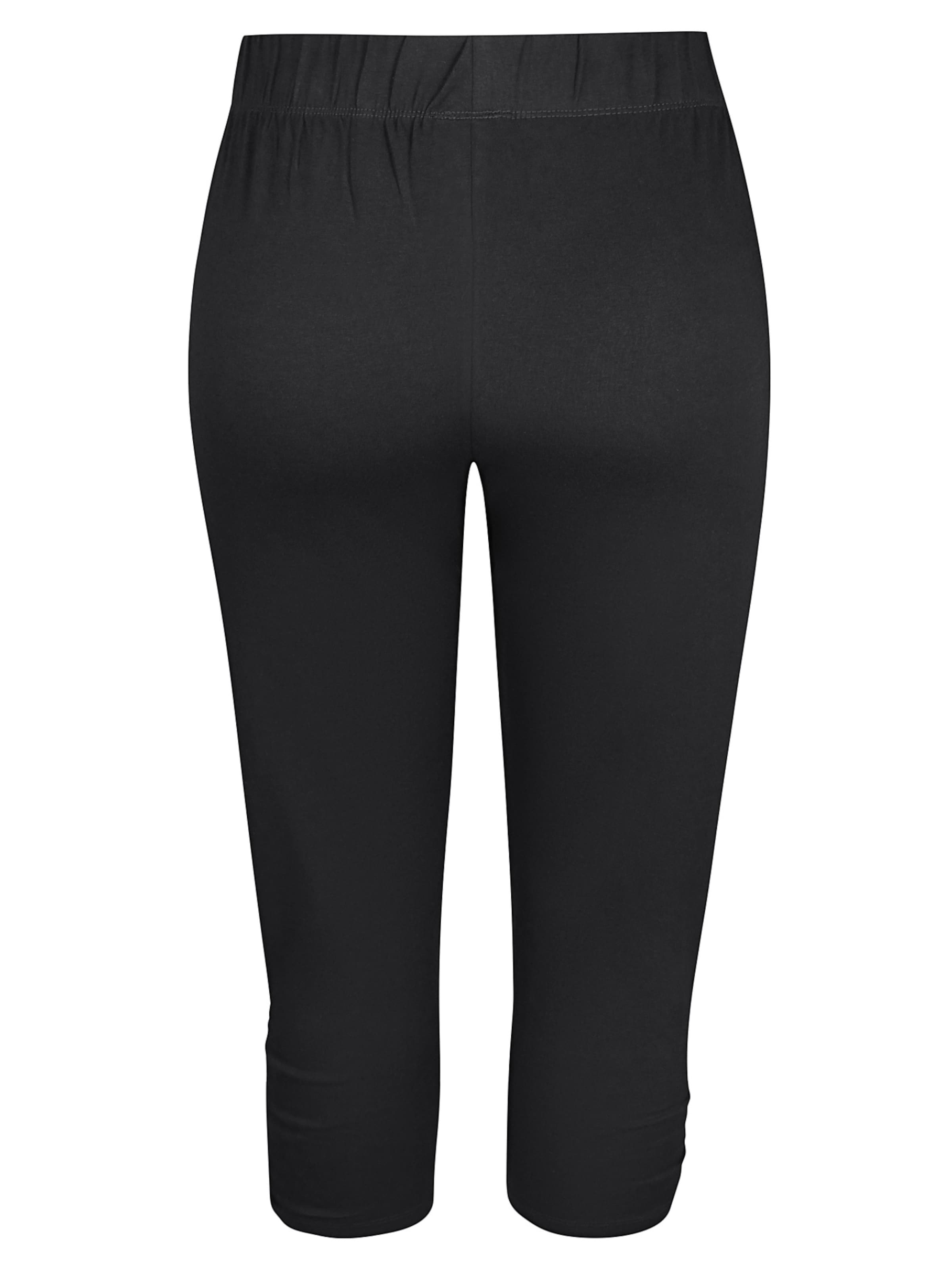 Zhenzi Slimfit Leggings 'Kant 017' i sort