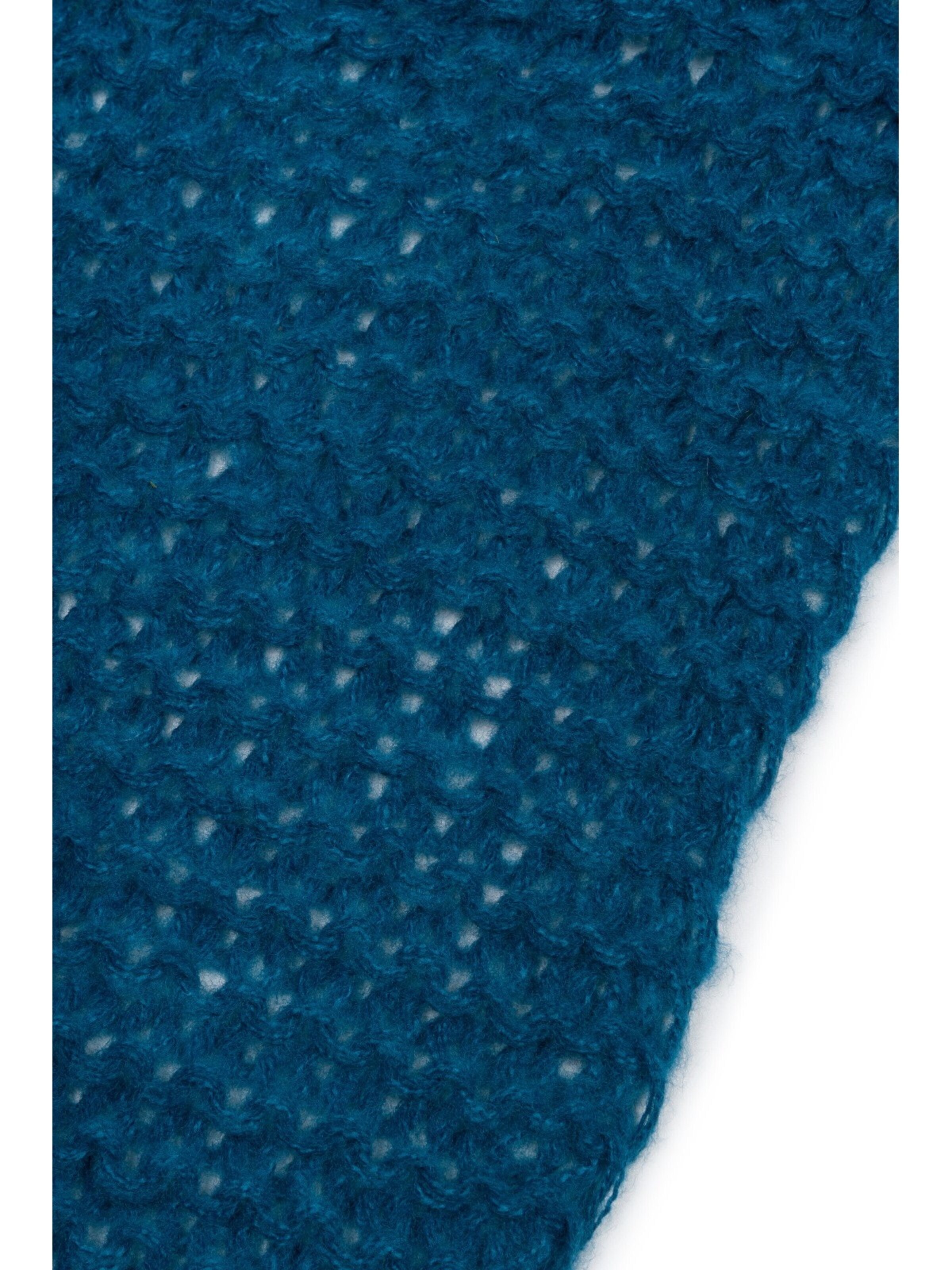 styleBREAKER Schal 'Langer Strick Schal mit Wellen Strickmuster'‌‌‌‌‌‌‌‌ in Grün
