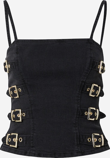 Hoermanseder Toppi värissä musta denim, Tuotenäkymä