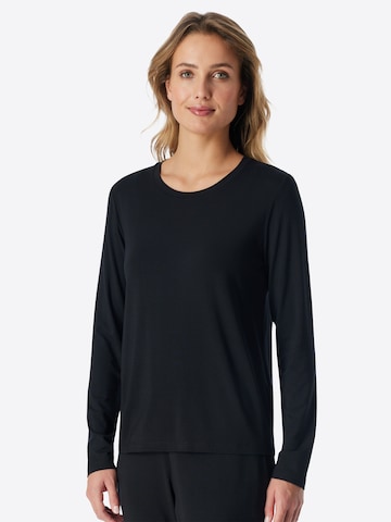 Chemise de nuit ' Mix Relax ' SCHIESSER en noir : devant