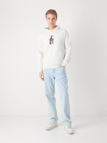 Sweat-shirt 'Dartchon' HUGO en blanc