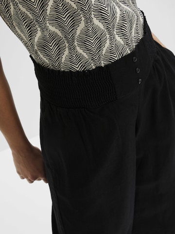 bonprix Loosefit Hose in Schwarz