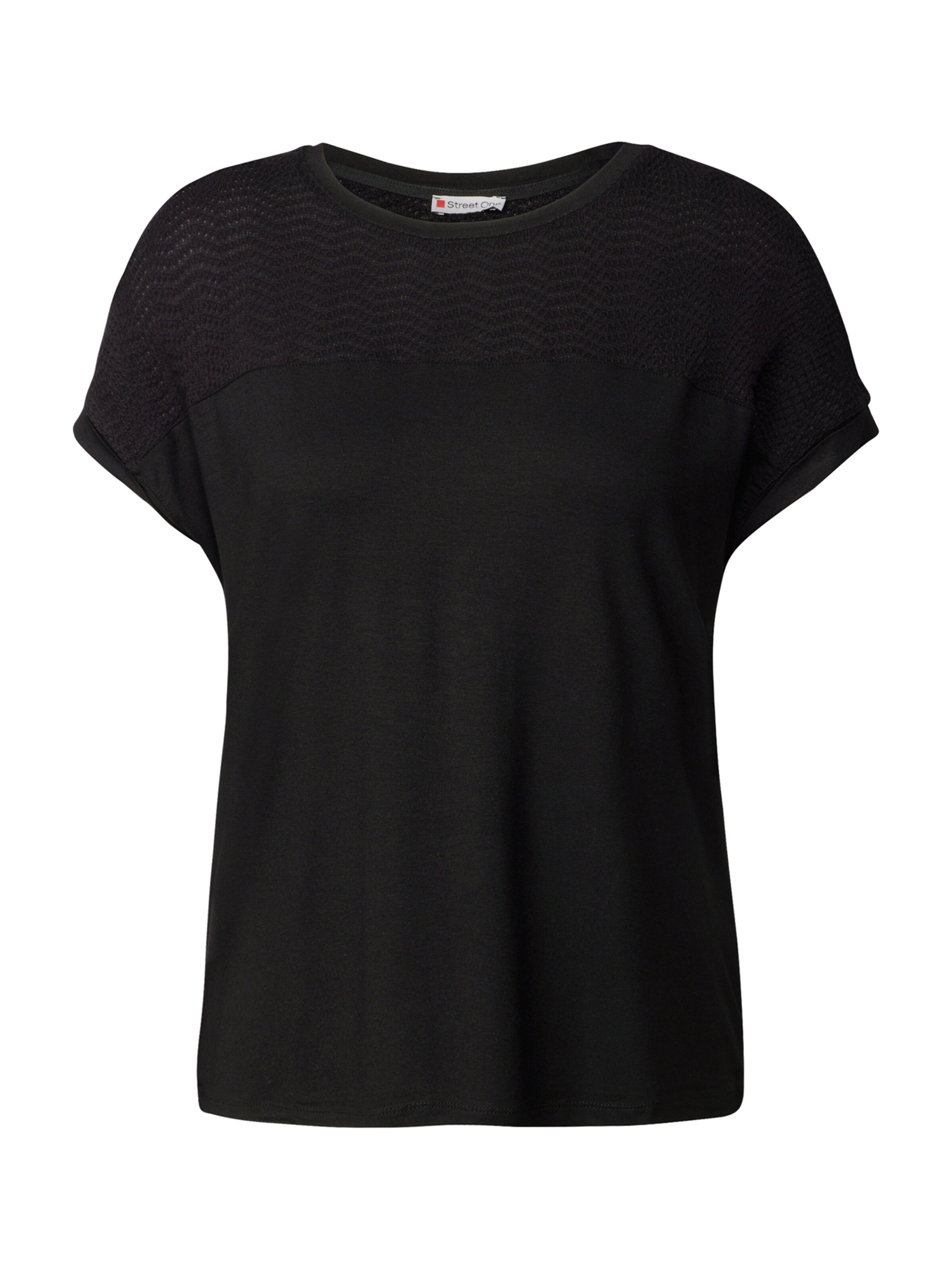 STREET ONE Μπλουζάκι σε μαύρο: μπροστά