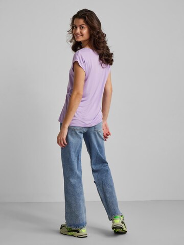 T-shirt 'Billo' PIECES en violet