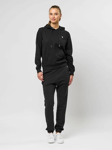 U.S. POLO ASSN. Sweatshirt 'Aba' in Zwart
