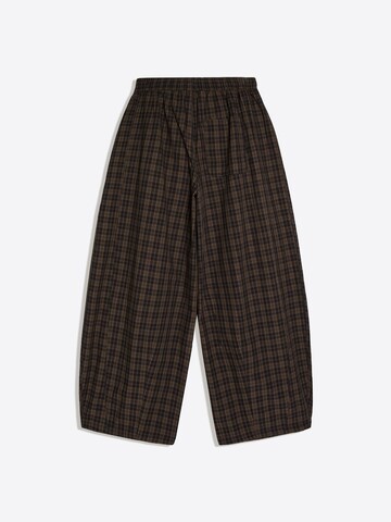 Barrel Pantalon Bershka en marron