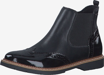 s.Oliver - Botas Chelsea en negro: frente