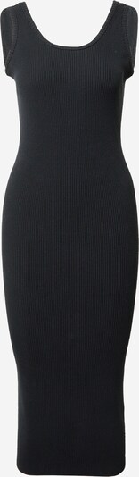 Rochie tricotat NU-IN pe negru, Vizualizare produs