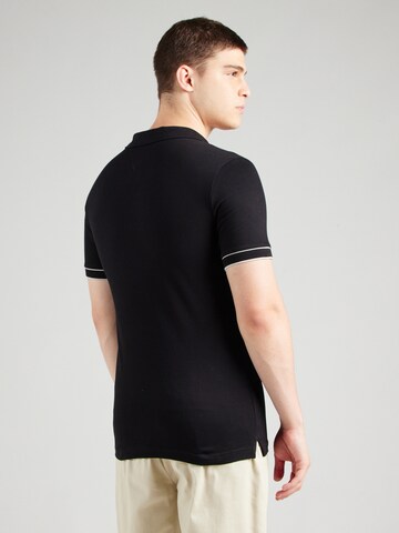 GUESS Poloshirt 'LYLE' in Schwarz