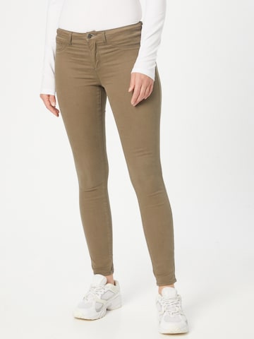 Skinny Pantalon 'MIRINDA' ONLY en vert : devant