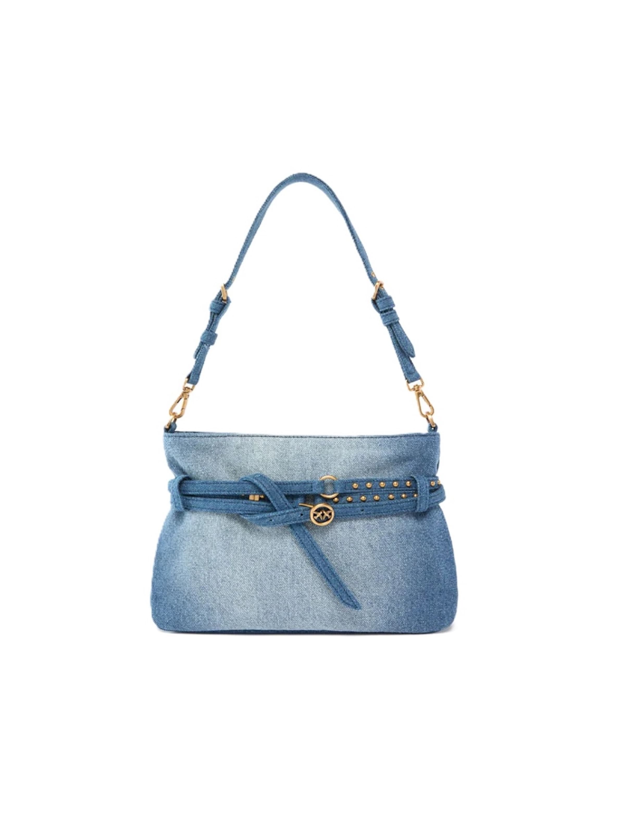 Shopper '106177 A31G' di PINKO in blu: frontale