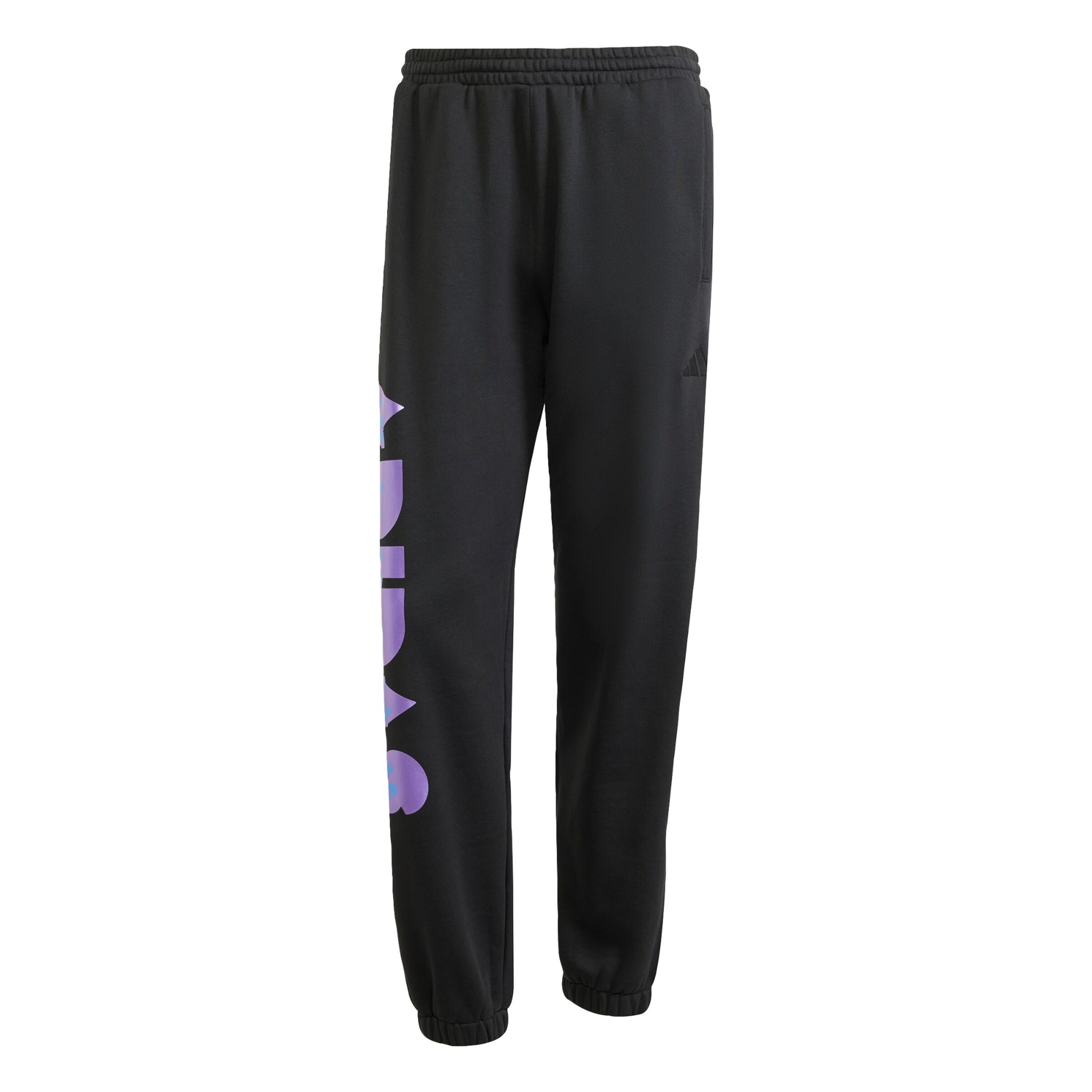ADIDAS PERFORMANCE Tapered Workout Pants 'Adidas x Jeremy Scott' in Black: front