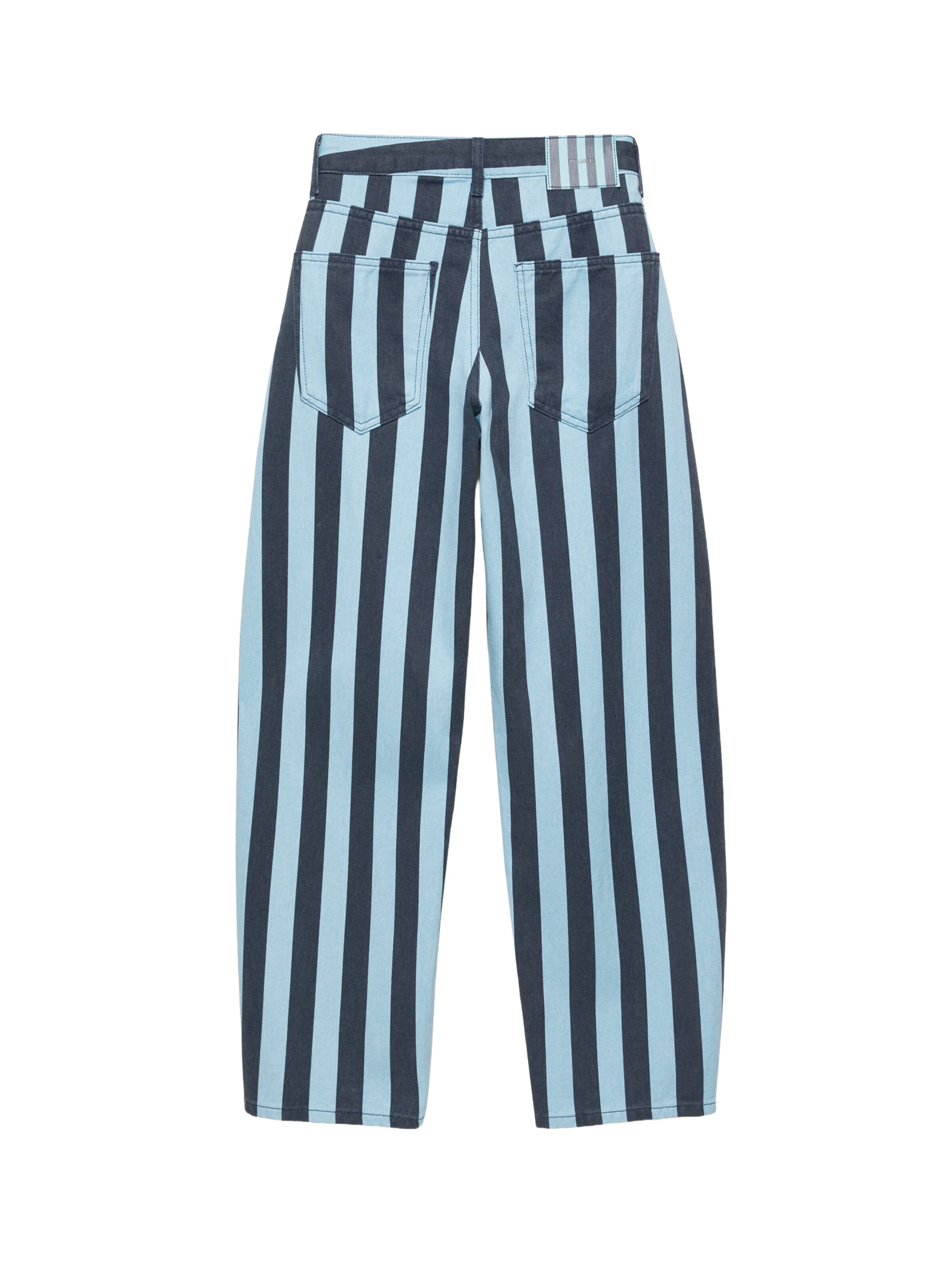 Pull&Bear Barrel Jeans in Blau