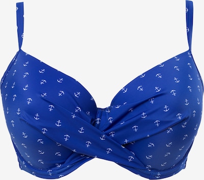 SugarShape Hauts de bikini 'Ahoi' en bleu / blanc, Vue avec produit