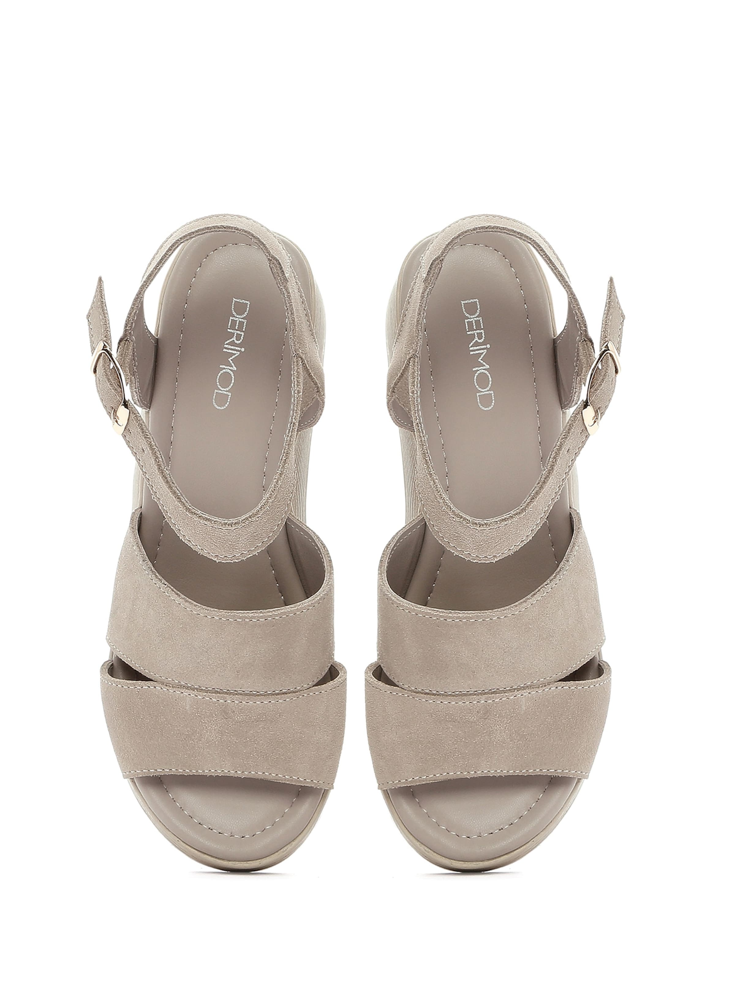 Derimod Sandale in Grau