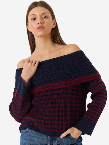 Bianco Lucci Pullover in Blau: Vorderseite