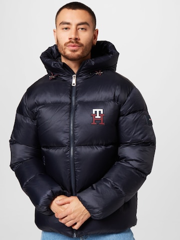 TOMMY HILFIGER Winterjas in Blauw: voorkant