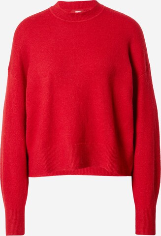 Pull-over ESPRIT en rouge : devant