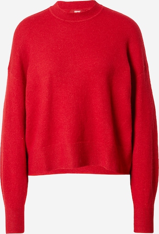 Pull-over ESPRIT en rouge : devant