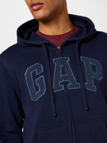 GAP Sweatjacke in Blau