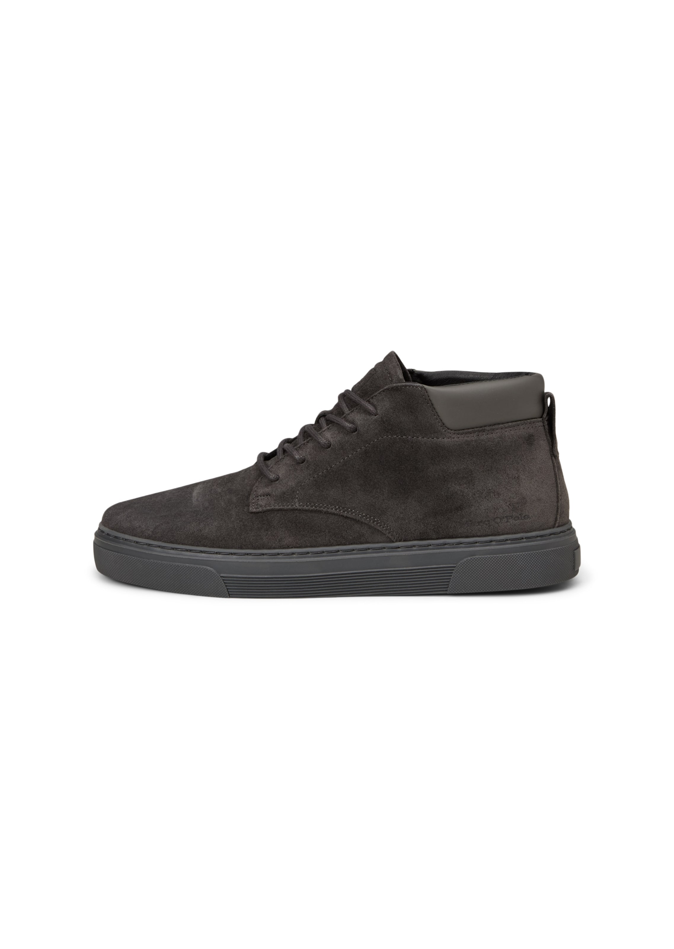 Marc O'Polo Lace-Up Boots 'Malte' in Grey: front