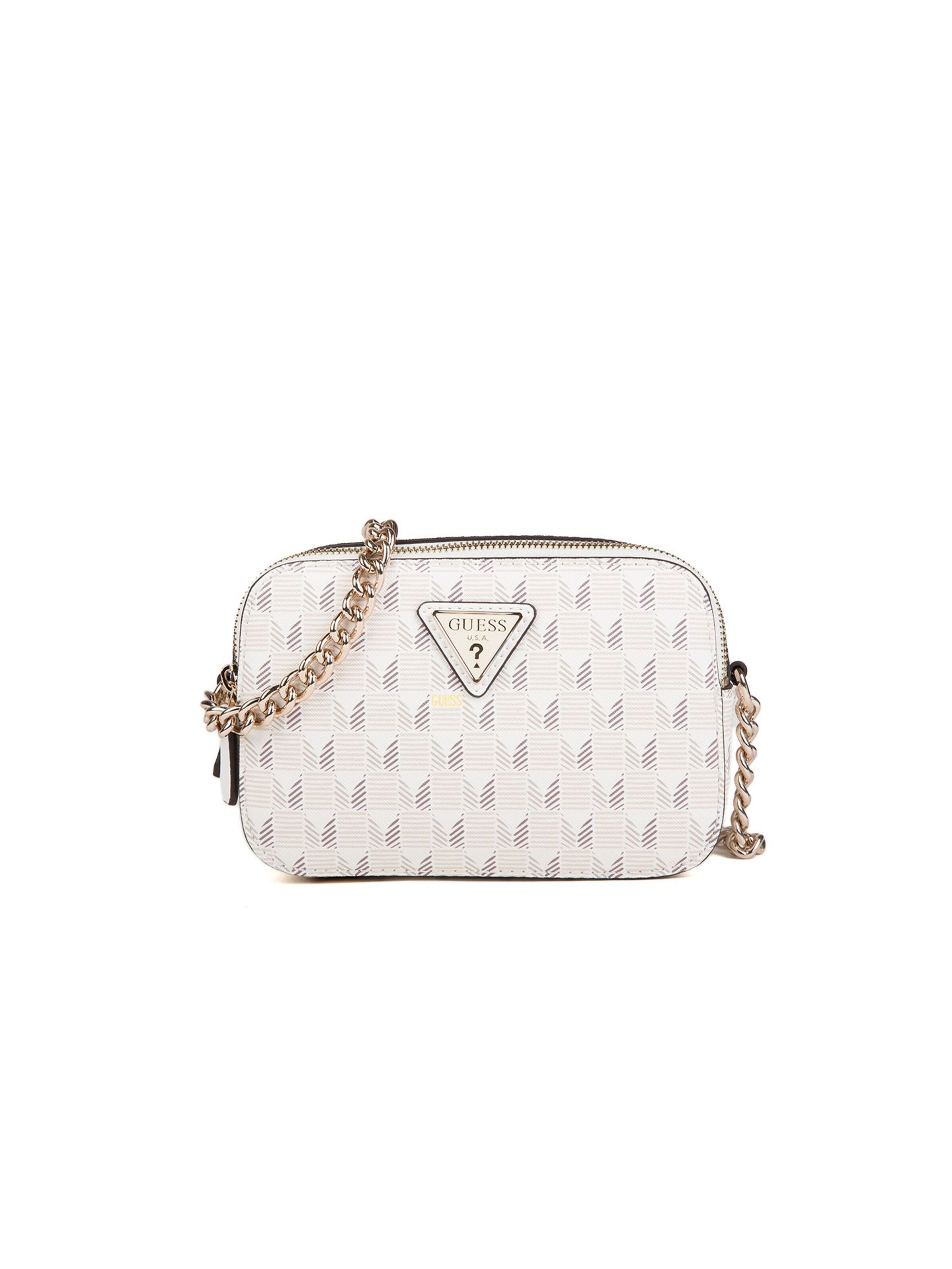 Borsa a tracolla 'Vikky Crossbody Bag Guess' in One Size GUESS di colore écru, Visualizzazione prodotti