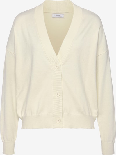 LASCANA Cardigan i XXL-XXXL i creme, Produktvisning