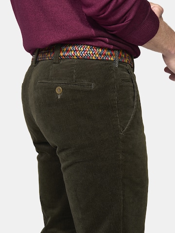Regular Pantalon chino 'Bonn 2-3708' MEYER en vert